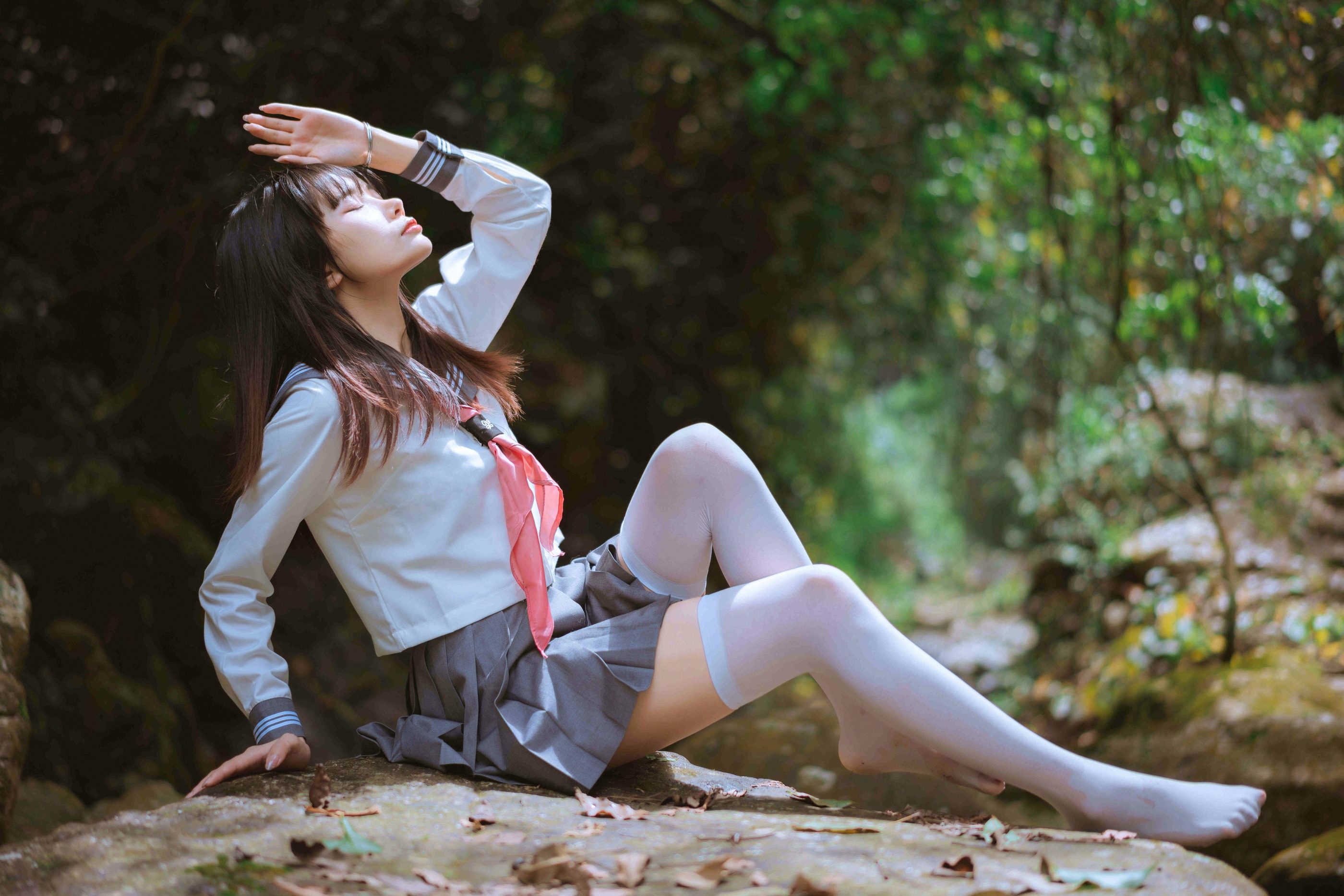 图片[1]-萌芽儿o0 – NO.021 请叫我若生 小溪JK百合 [93P]-XikXak